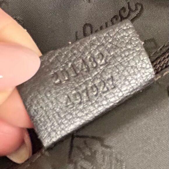 GUCCI Guccissima GG Auth Commuter Tote Brown Leather Unisex EUC - Picture 12 of 14